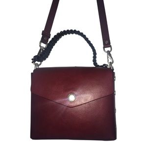 Rag & Bone Atlas Shoulder Bag Burgundy